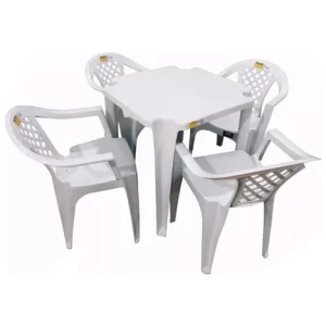  Mesa com 4 Cadeiras Tramontina