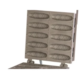 Máquina de Crepe Suiço Crepeira 10 Cavidades CRPP 220v Croydon
