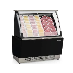 Vitrine Refrigerada Auto Atendimento Filetado Linha Elegance Super GSRA 110F PR - Gelopar
