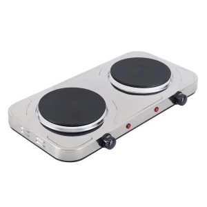 Fogão Elétrico de Mesa 2 Bocas 127V Inox Agratto