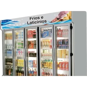 Expositor Auto Serviço Frios e Laticínios 5 Portas Polofrio.