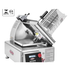 Cortador de frios automático lâmina 300mm c/ parada de corte BM-118-NR Bermar