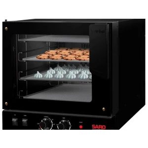 Forno Eletrico 60 Litros Industrial 4 Esteiras de Convecção Saro.