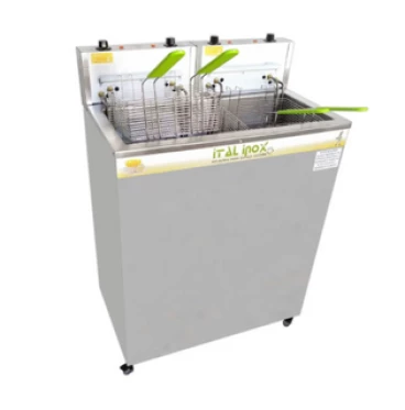 Imagem Fritadeira Elétrica Água e Óleo 36 Litros Gabinete Duplo Ital Inox 16.000W - 220V