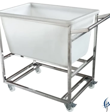 Imagem Carro inox com Cuba Polietileno